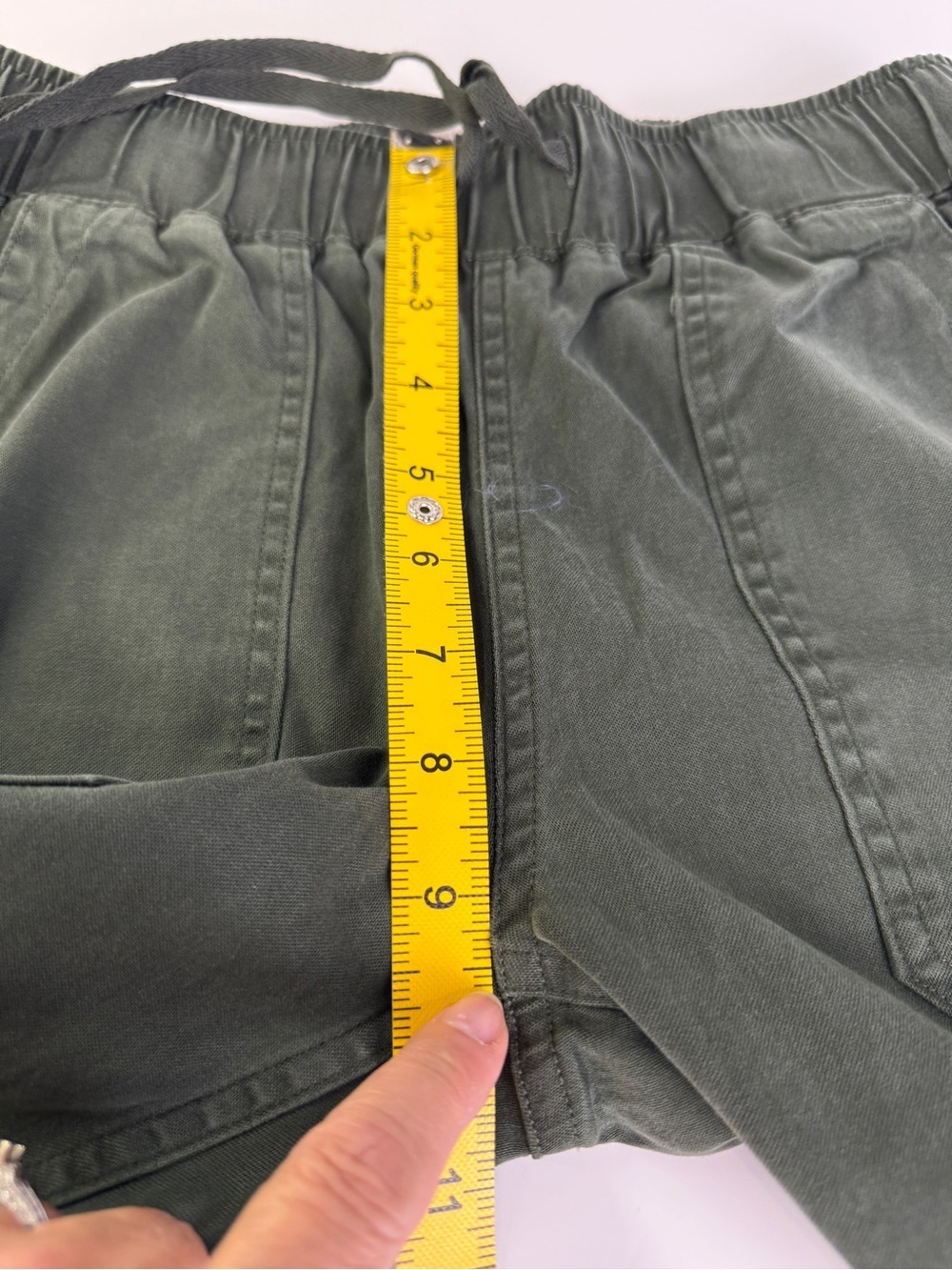 Buffalo David Bitton Women's Tencel Pull-On Cargo Pants Sage Green XS NWT - Picture 11 of 16